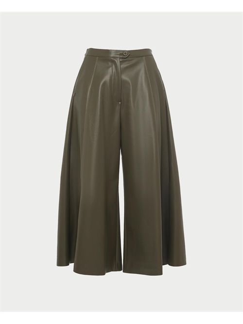 Manila Grace women's faux leather trousers MANILA GRACE | P083EUMA339